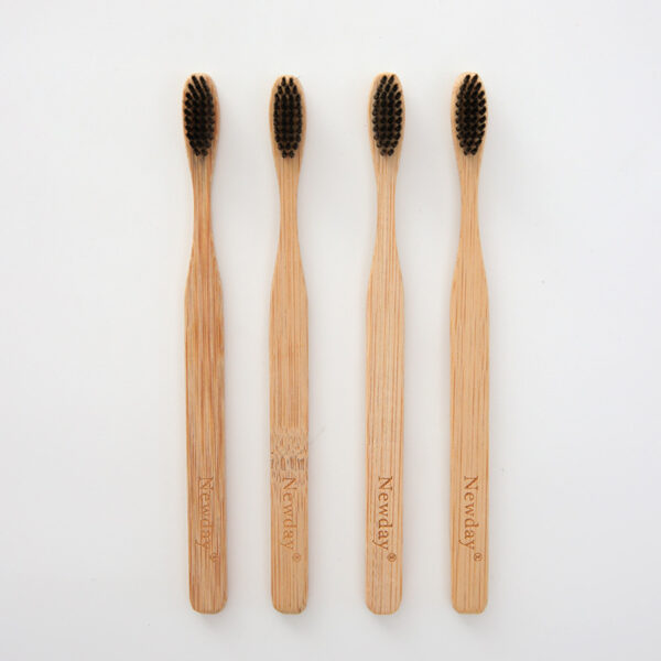 Natural Bamboo escova de dentes portátil macio Eco Friendly escovas de limpeza oral ferramentas de cuidados - Image 5