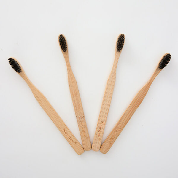 Natural Bamboo escova de dentes portátil macio Eco Friendly escovas de limpeza oral ferramentas de cuidados
